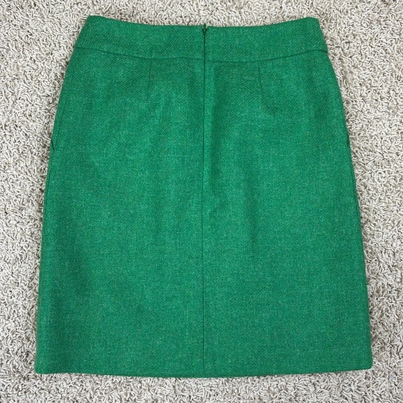 Boden Kelly green wool pencil skirt sz 2 - Picture 5 of 5